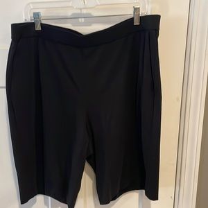 Eileen fisher women’s walking shorts extra large black brand new never worn